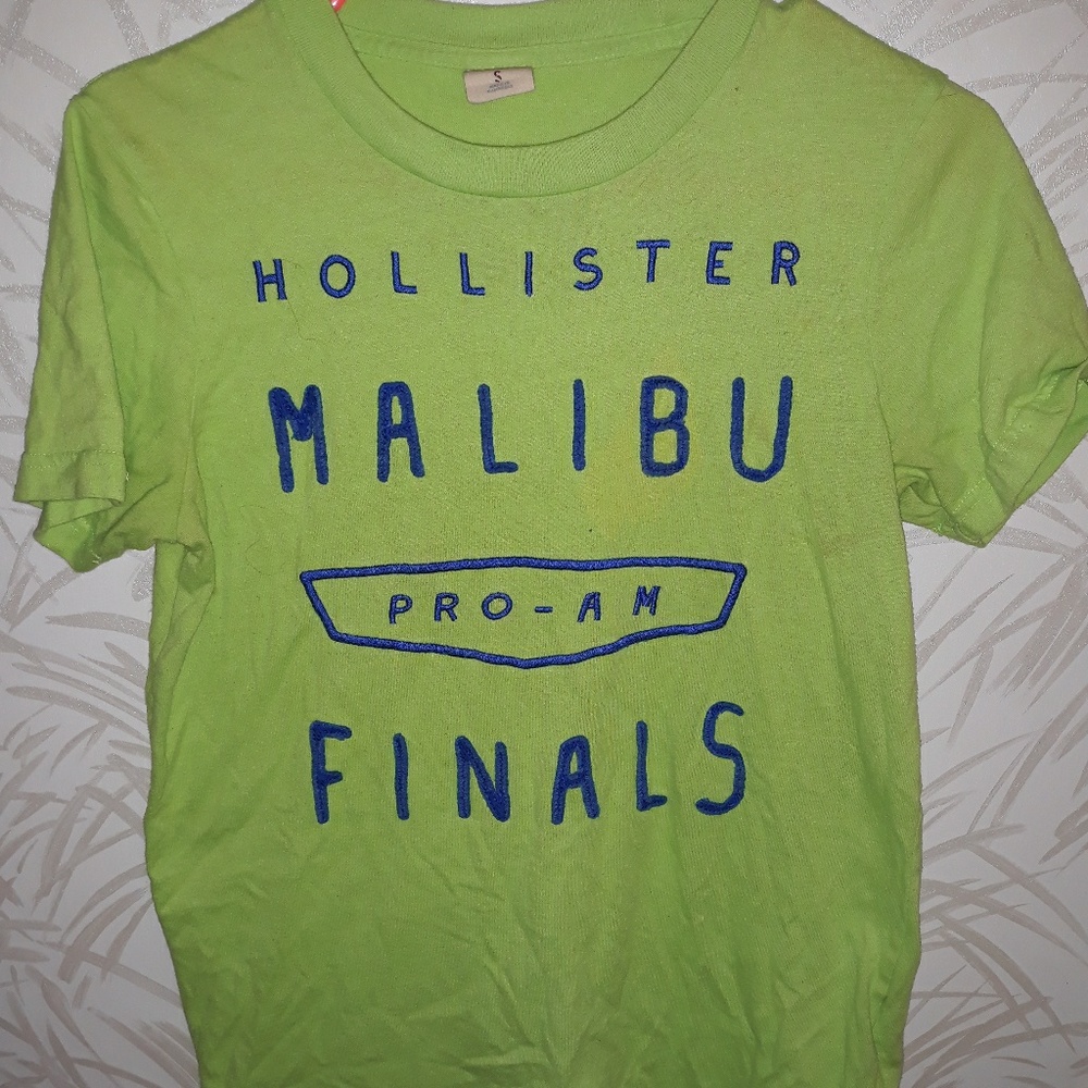 Neon Green Hollister Shirt